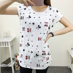 Carton Letter Print Female Top - Apparel Store Online