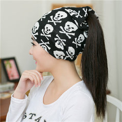 Cap Knitted Scarf Letter Beanies - Apparel Store Online