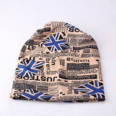 Cap Knitted Scarf Letter Beanies - Apparel Store Online