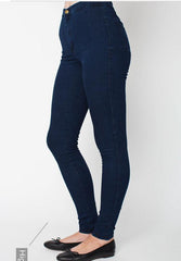 High Waist Push Up Elastic Jeans - Apparel Store Online