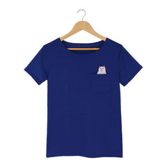 Cat Lovers Pocket Summer T Shirt - Apparel Store Online