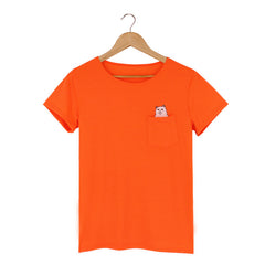 Cat Lovers Pocket Summer T Shirt - Apparel Store Online