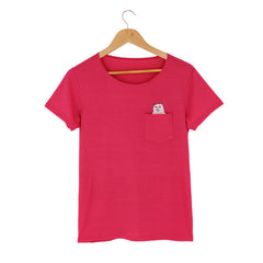 Cat Lovers Pocket Summer T Shirt - Apparel Store Online