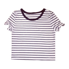 Striped Short Sleeved T-shirt - Apparel Store Online