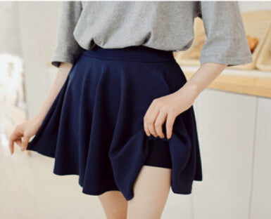 High Waist Pleated Short Skirt - Apparel Store Online