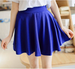 High Waist Pleated Short Skirt - Apparel Store Online