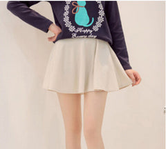 High Waist Pleated Short Skirt - Apparel Store Online