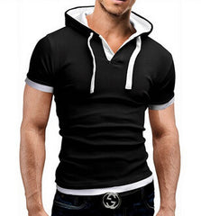  Men's Hooded Sling Short-Sleeved Tees - Apparel Store Online