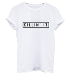 Killin It Fashion Cotton T shirt - Apparel Store Online