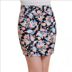 Fashion Girl Flower Print Skirt - Apparel Store Online