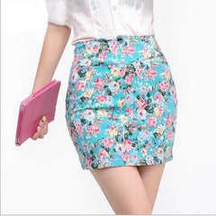 Fashion Girl Flower Print Skirt - Apparel Store Online