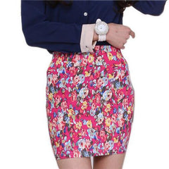 Fashion Girl Flower Print Skirt - Apparel Store Online