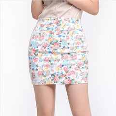 Fashion Girl Flower Print Skirt - Apparel Store Online