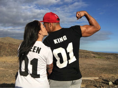 Valentine Shirts King Queen For Couples - Apparel Store Online