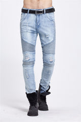 Men's Skinny Rock Ripped Jeans - Apparel Store Online