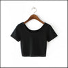  U neck Sexy Crop Top  - Apparel Store Online