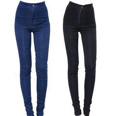 Pencil Pants High Waist Jeans - Apparel Store Online