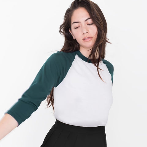 American Apparel Women's T shirt Patchwork Tee - Apparel Store Online