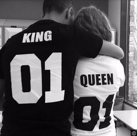 Valentine Shirts King Queen For Couples - Apparel Store Online