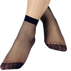  Crystal Transparent Silk Socks - Apparel Store Online