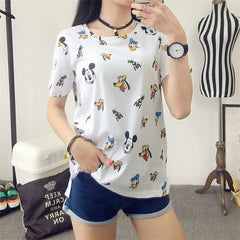 Carton Letter Print Female Top - Apparel Store Online