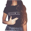 Killin It Fashion Cotton T shirt - Apparel Store Online