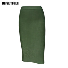 Knee-Length Bandage Skirt - Apparel Store Online