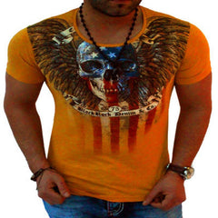 Mens Fashion Skull Printed T Shirt - Apparel Store Online