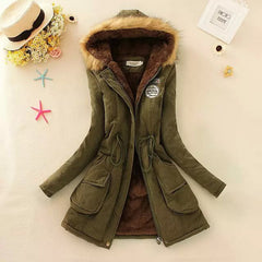 Thickening Cotton Women's Winter Coat - Apparel Store Online